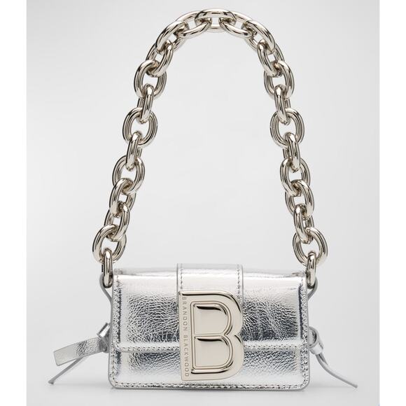 Brandon Blackwood Nia silver micro bag - Picture 1 of 11